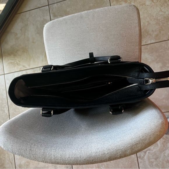 TUMI saffiano leather black tote bag - Picture 9 of 11